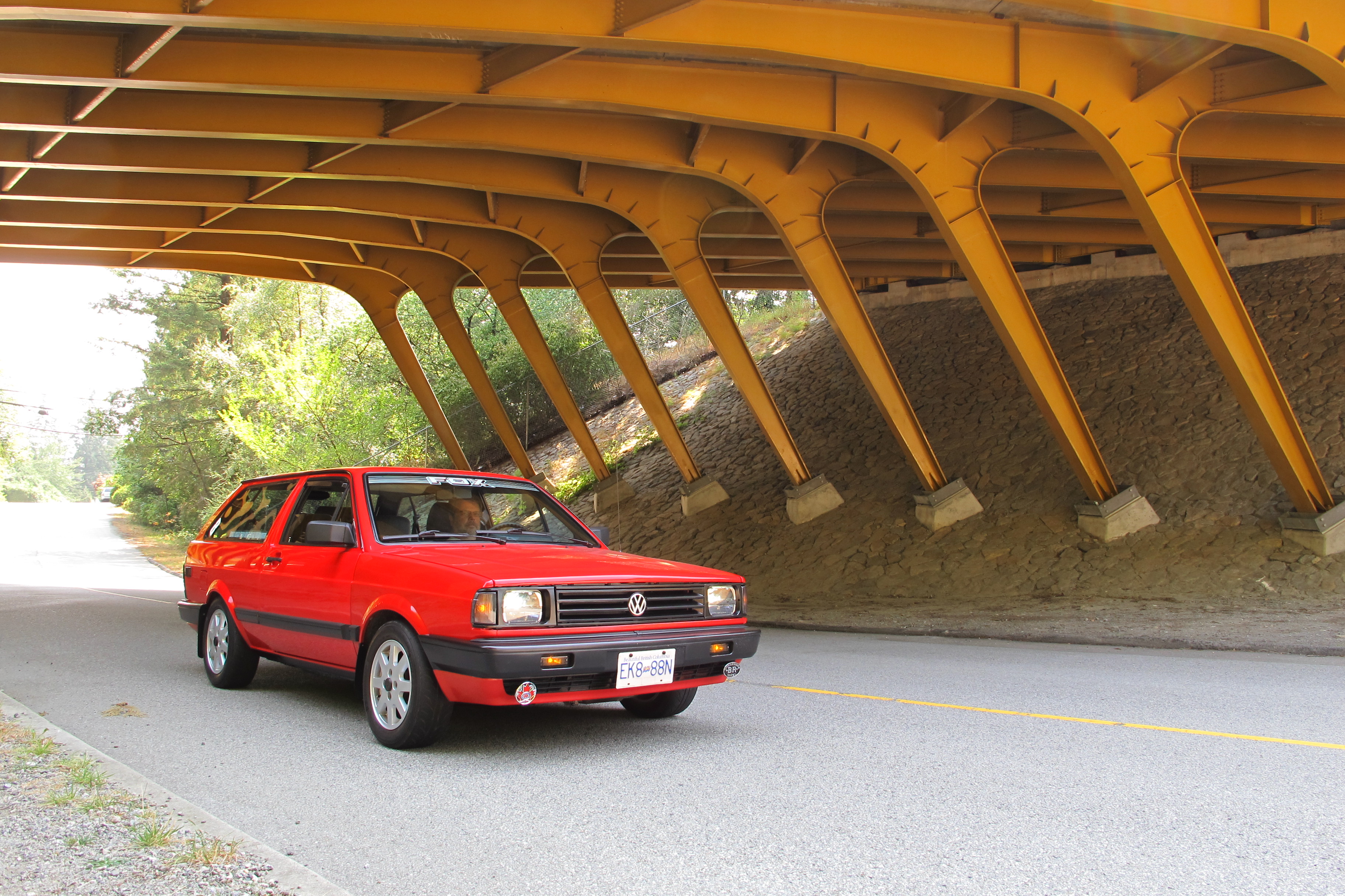 Red under Bridge